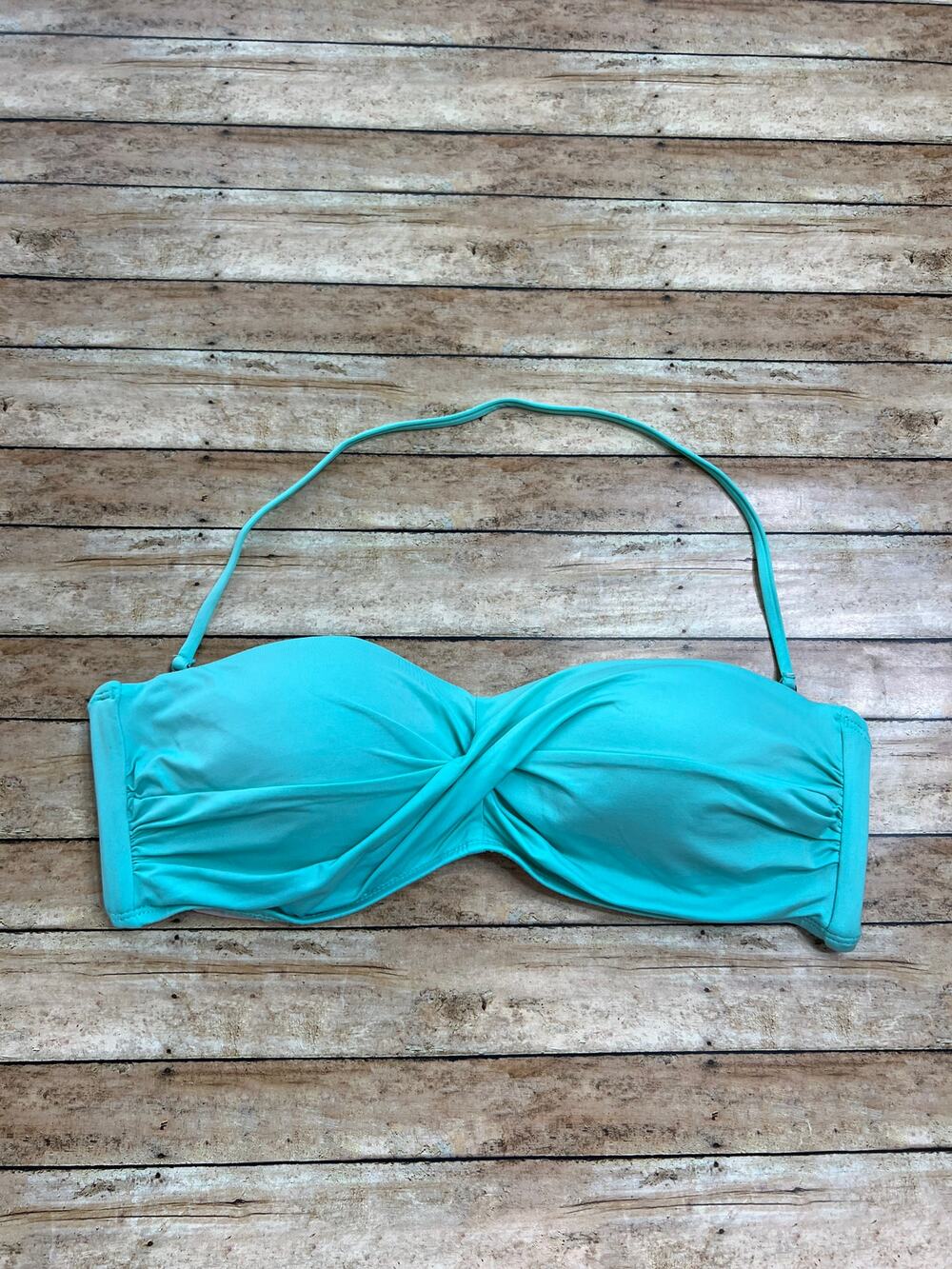 Mossimo Twist Bandeau Bikini Top Mint Green Size Large